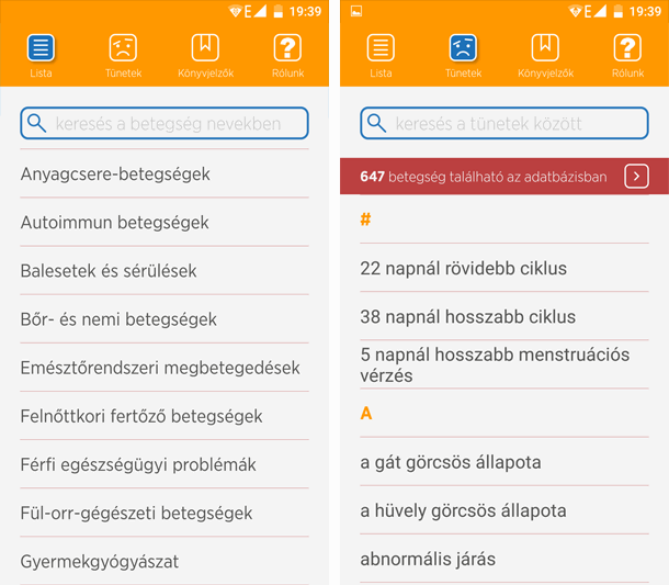 Betegséglexikon letöltés Androidra