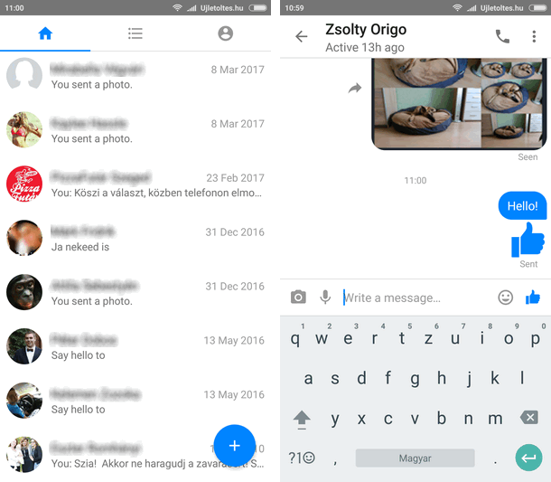 Facebook Messenger Lite APK letöltés Androidra
