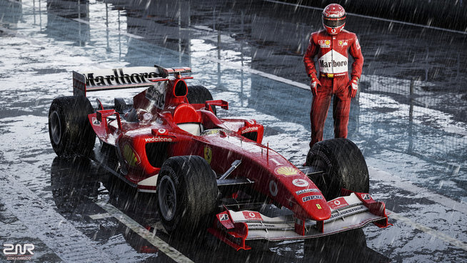 Ferrari F2004: Michael Schumacher HD háttérkép letöltés
