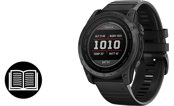 Magyar Garmin Tactix 7 kezelési útmutató letöltése Magyar Gamin taktiksz taktix hét gps navigáció fitnesz óra használati útmutató letöltése