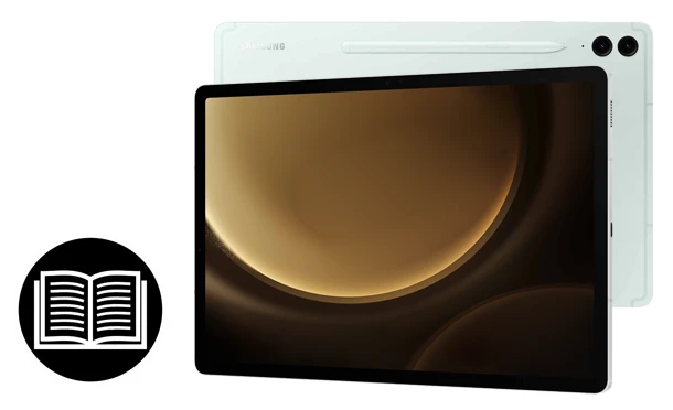 Galaxy Tab S9 FE+ 12.4 5G/WiFi magyar használati útmutató letöltése Galaxi TAB S 9 efe plussz öt gé táblagép vifi magyarul használati útmutató letöltése