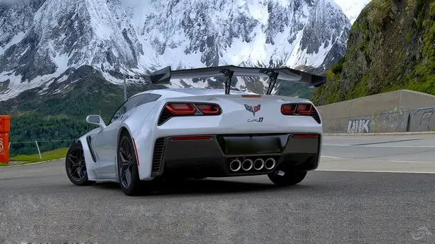 Chevrolet korvete ZR1 GTA 5 autó