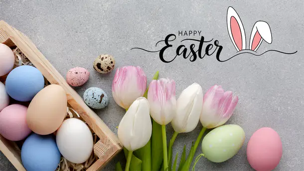 Húsvéti hangulatú háttérkép