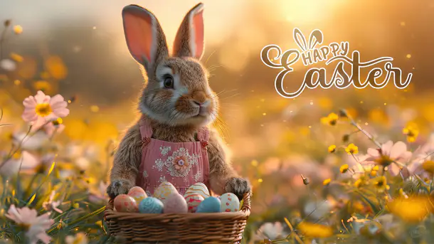 Húsvéti nyúl háttérkép