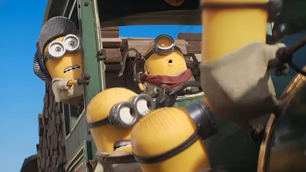 Minions kalandos vonatos jelenet háttérkép